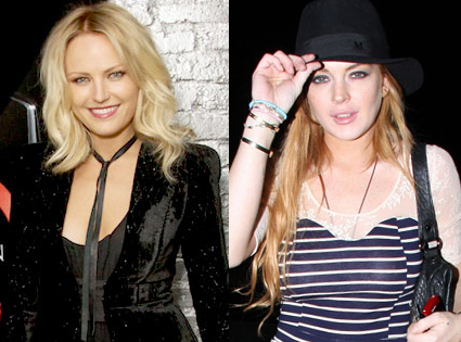 Malin Akerman, Lindsay Lohan Malin Akerman, Lindsay Lohan